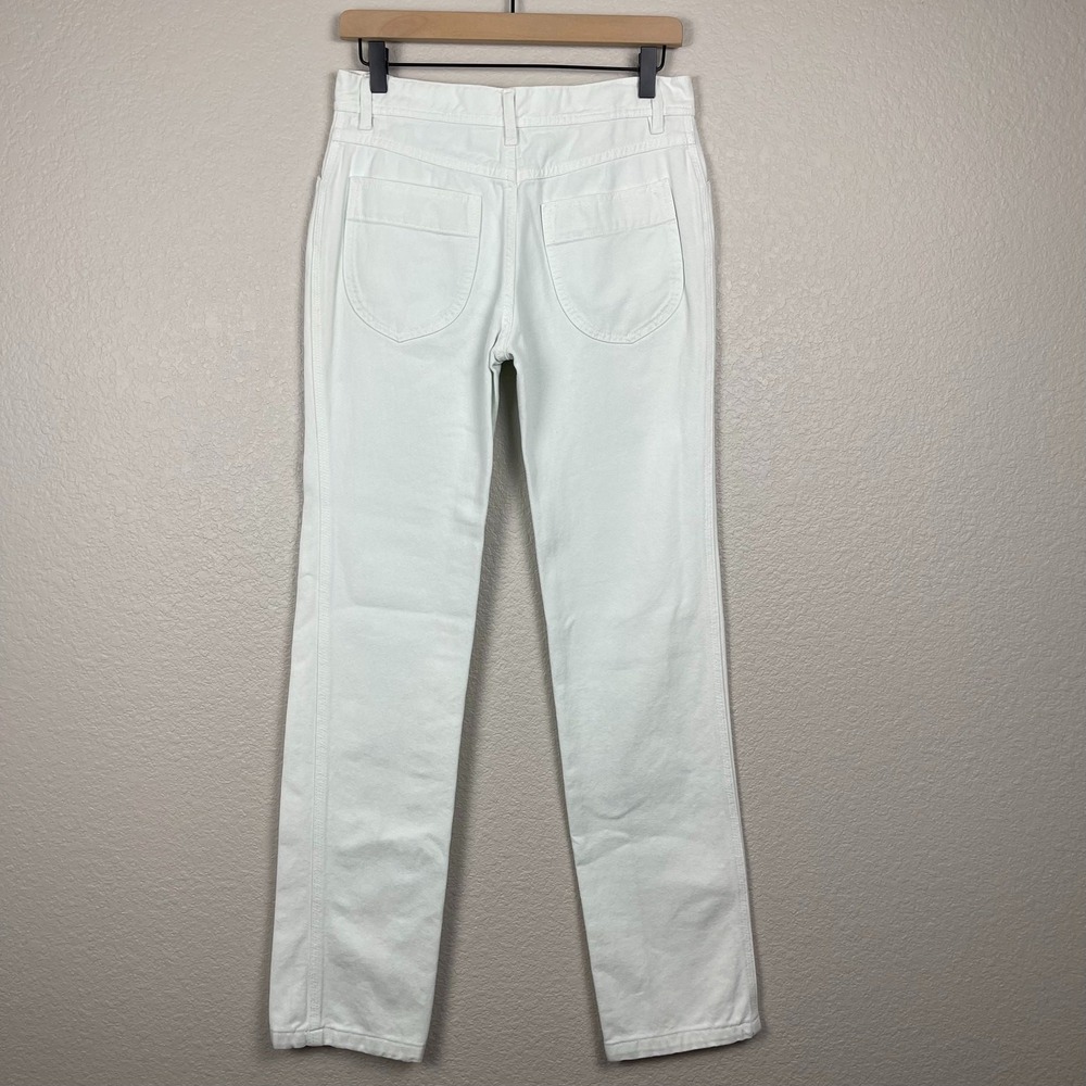 Philosophy Di Lorenzo Serafini Womens 4 Light Mint Green Denim Jean Mid Rise Y2K - Picture 5 of 16